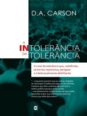 cover image of A intolerância da tolerância